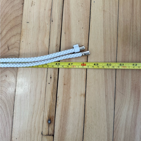 NWOT Cream Rope Belt with Gold Accents - Picture 5 of 5
